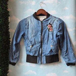 Hudson Applique Jean style Jacket, Girls Size M